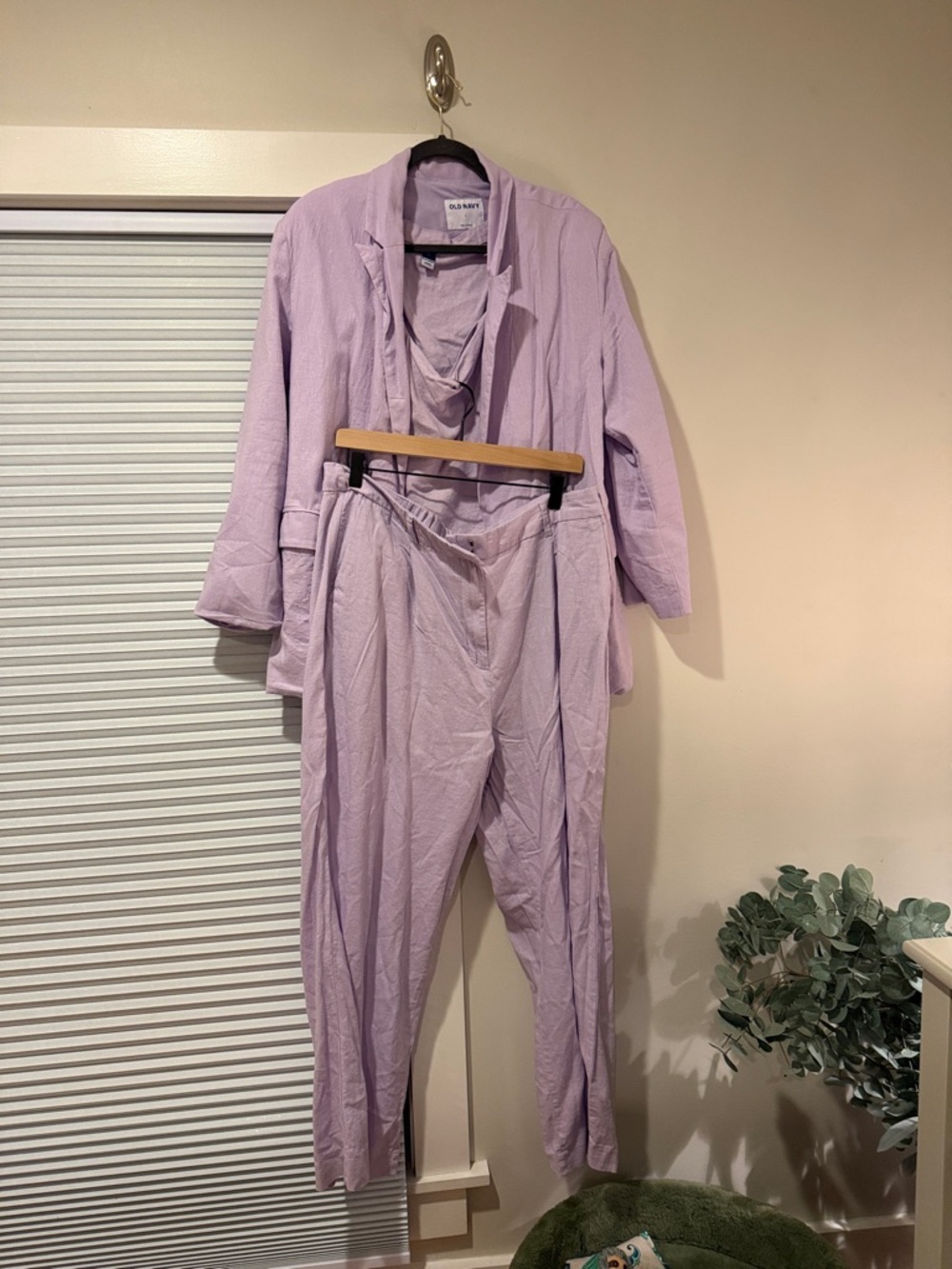 Old Navy Lavender Blazer and Trousers Set